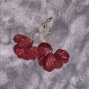 Floral earrings